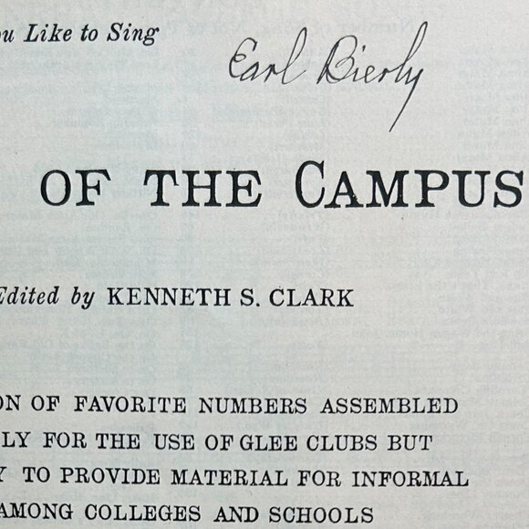 SONGS OF THE CAMPUS music book - Picture 5 of 6